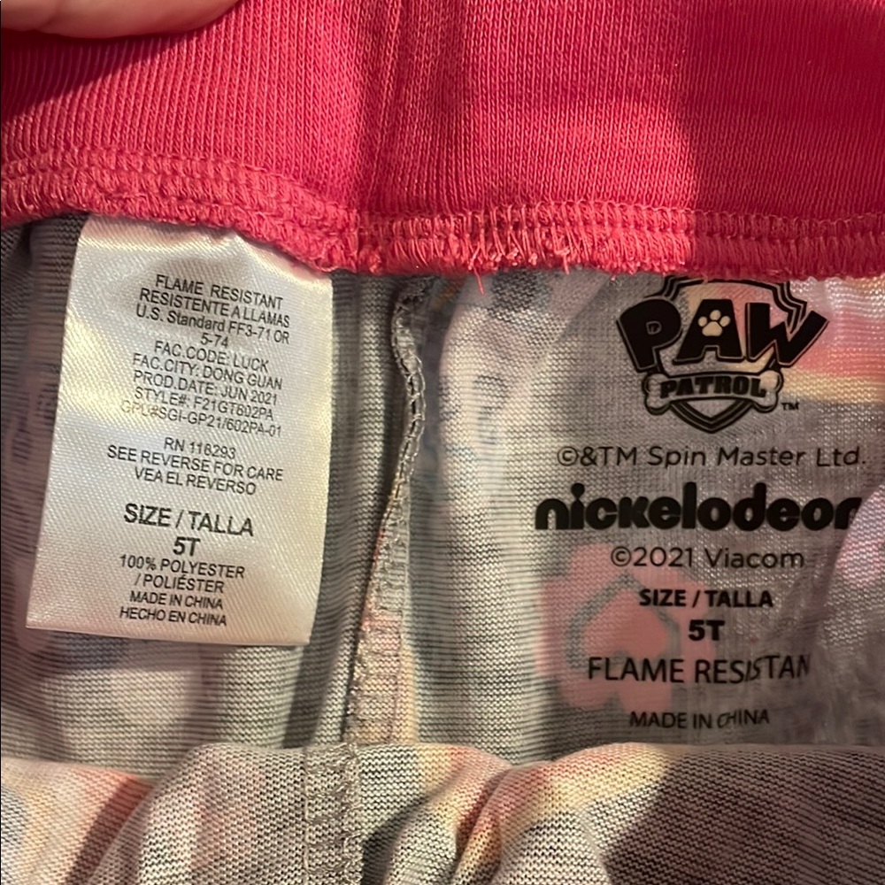 Paw Patrol Friends Forever Pajama Set, 5T - Picture 6 of 6